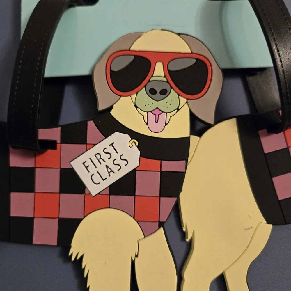 G Force Luggage Tags First Class Dog Lover Suitcase Address Name Spot Your Bags